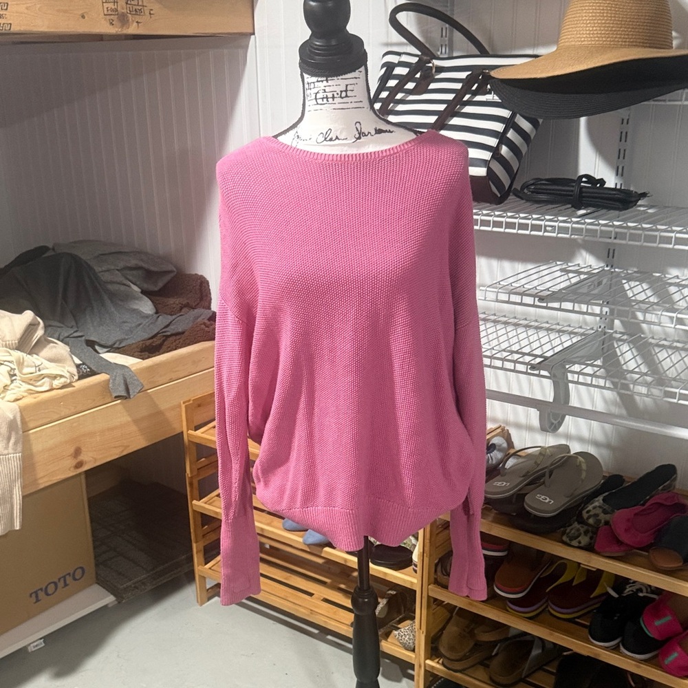 lululemon athletica Pink Crewneck Lightweight Sweater